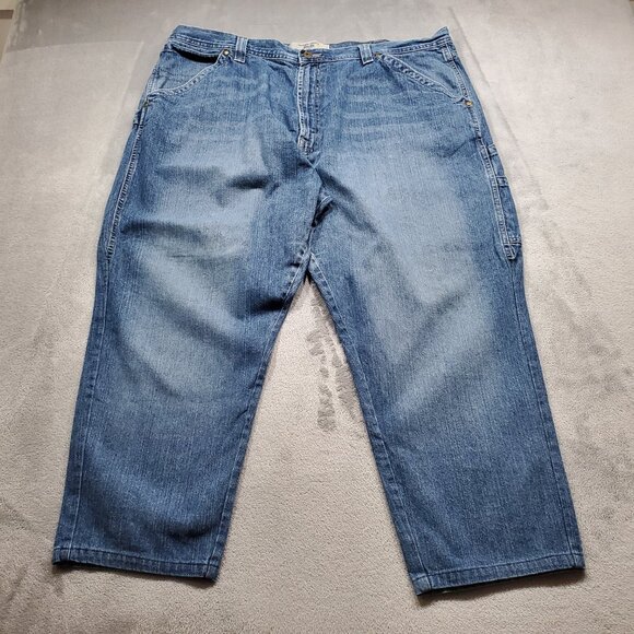 Wrangler Riggs Workwear Utility Carpenter Jeans Relaxed Fit Men Sz 42 x 25 Alt. - Picture 1 of 13